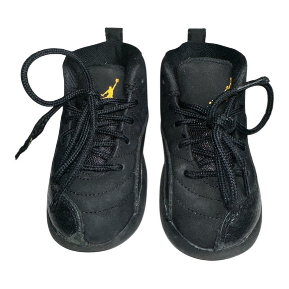 Air Jordan 12 Retro toddler “Black Taxi" sneakers size 7C - Picture 1 of 7